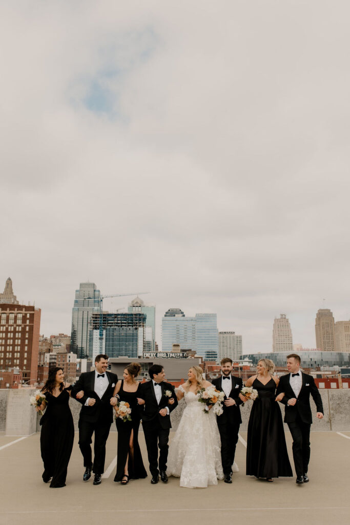 Kansas City Wedding Bridal Party Photo