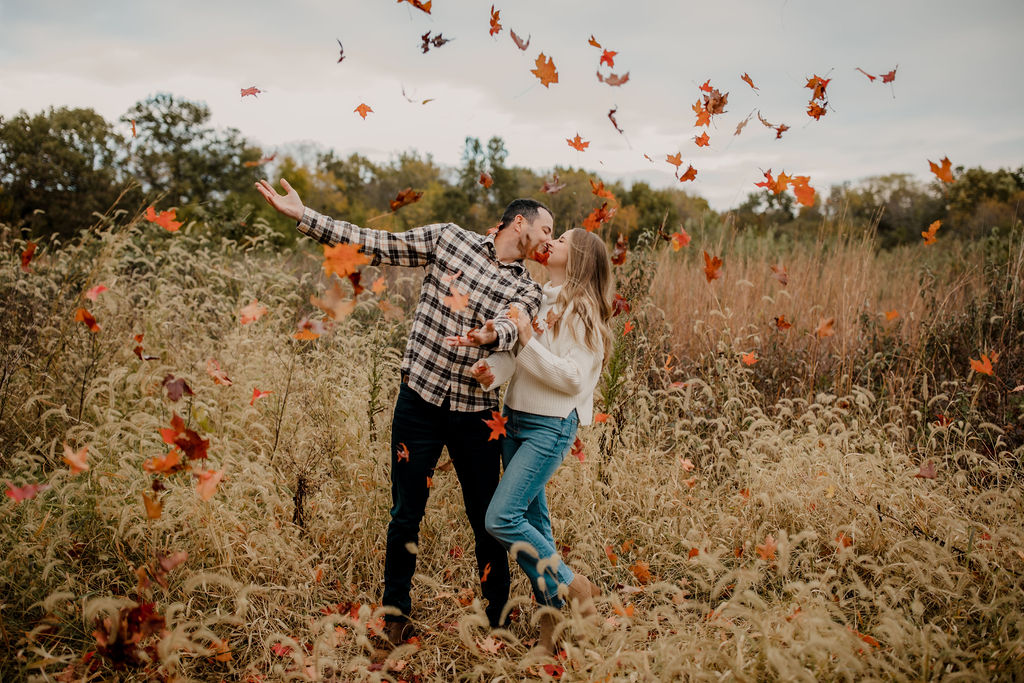 Fall Engagement Photo